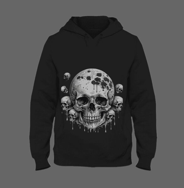 Dark skull Hoodie