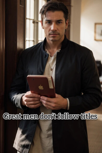 Greater men don't follow titles.
