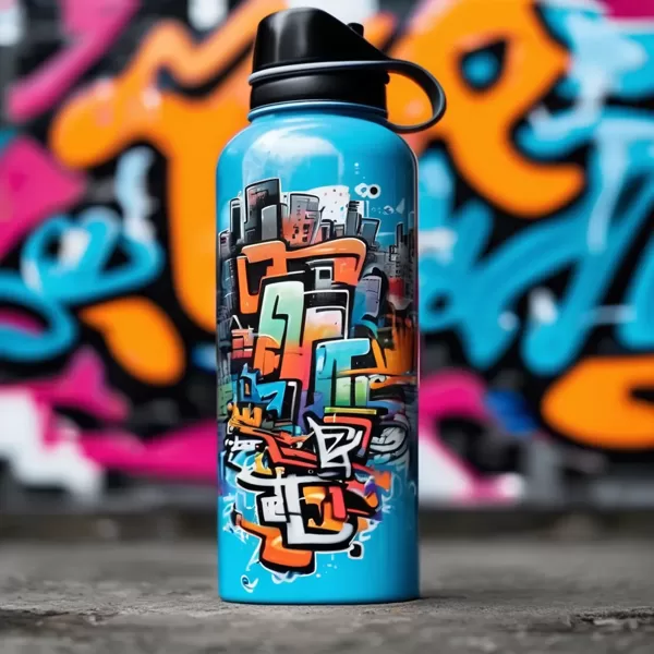 Graffiti waterbottle